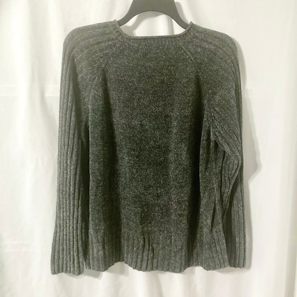 Karen Scott Women's Large Grey Knit Sweater - Picture 4 of 11